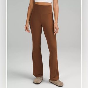 Lululemon High Rise Groove Pants Roasted Brown